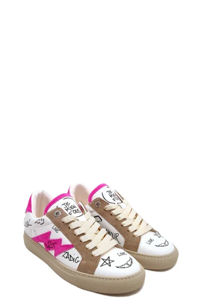 Leather sneakers Zadig&Voltaire white