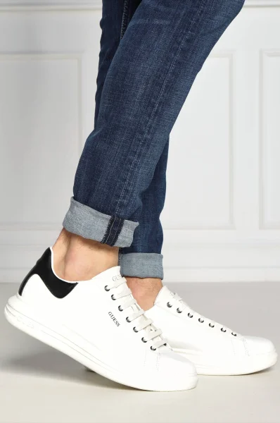 Leather sneakers VIBO Guess white