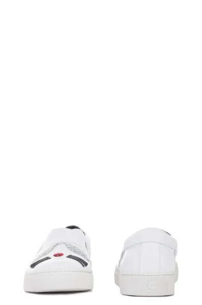 Slip-on shoes Karl Lagerfeld white