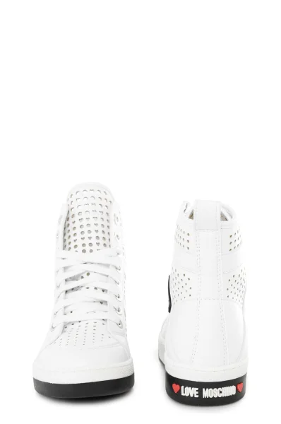 Sneakersy Love Moschino biały