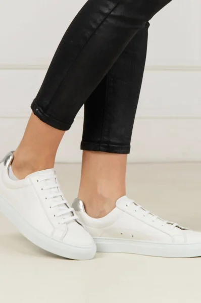 Leather sneakers Katie BOSS BLACK white