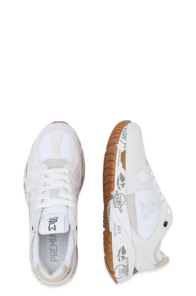 Skórzane sneakersy MASED Premiata biały