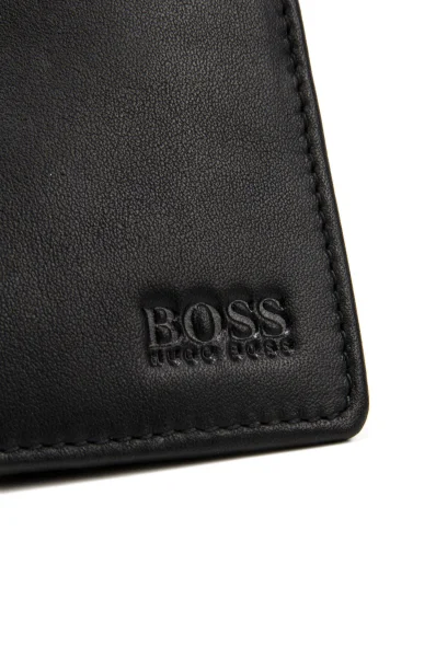 Skórzany portfel Asolo BOSS BLACK czarny