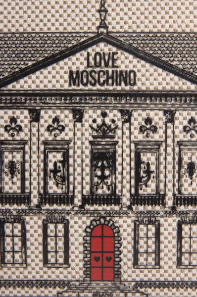 Kosmetyczka Portable Home Love Moschino kremowy