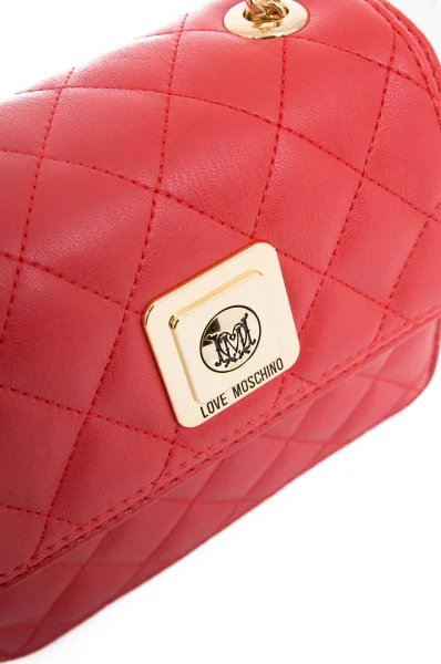 Superquilted Crossbody bag Love Moschino red