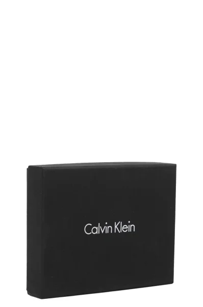 Skórzany portfel NATHAN 5CC Calvin Klein czarny