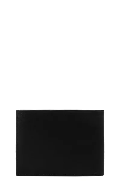 Skórzany portfel Logo Contrast 5CC Calvin Klein czarny