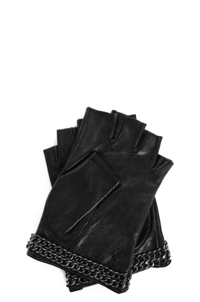Rękawiczki Karl Lagerfeld czarny
