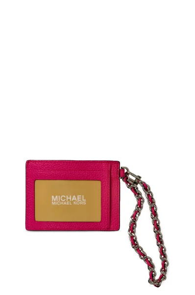 Leather cards holder Michael Kors pink