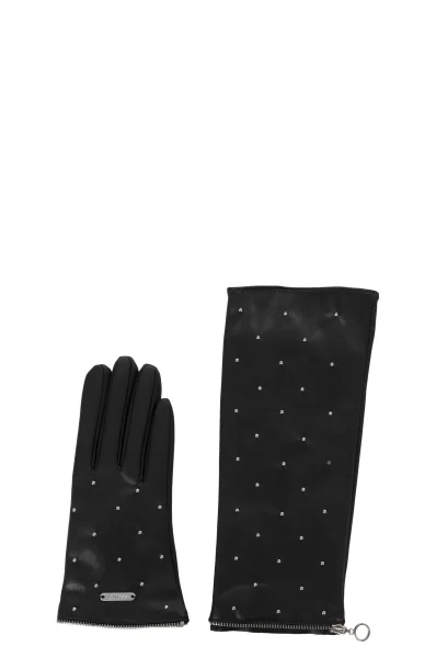 Rękawiczki GUESS czarny