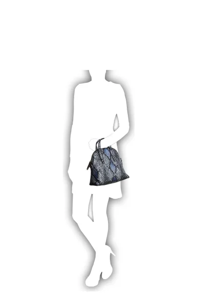 Shopper + Messenger Bag Trussardi black