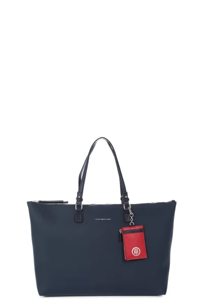 Shopperka Love Tommy Reversible Tote Check Tommy Hilfiger granatowy