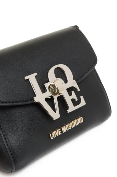 Love-Lock messenger bag Love Moschino black