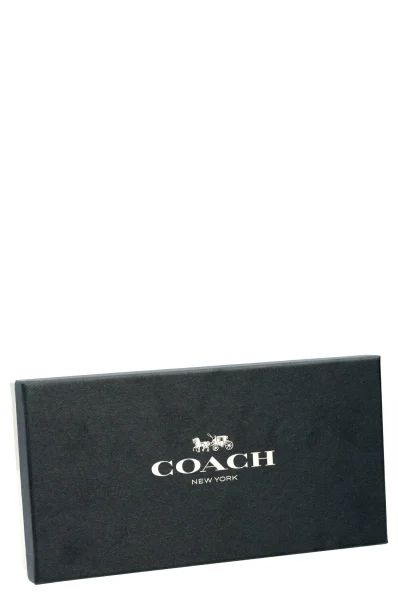 Skórzany portfel Coach czarny