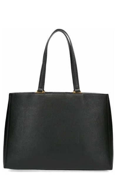 Leather shopper bag BELVEDERE Furla black