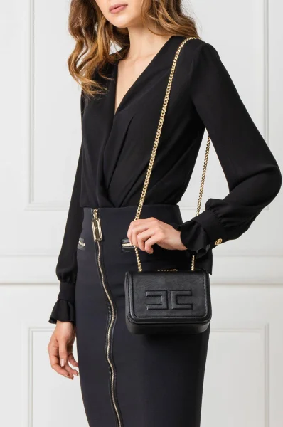 Shoulder bag Elisabetta Franchi black