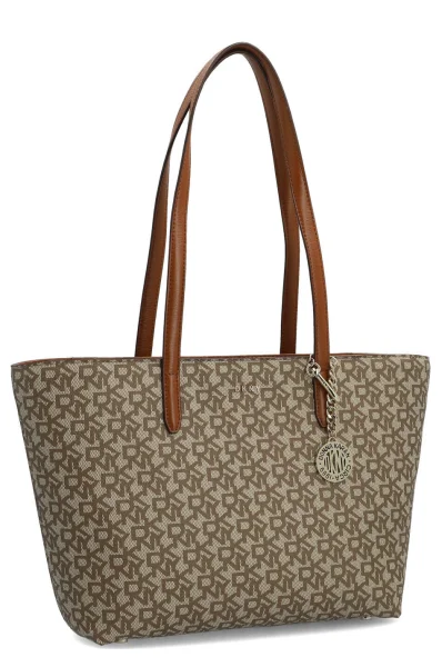 Shopper bag CHAIN DKNY brown