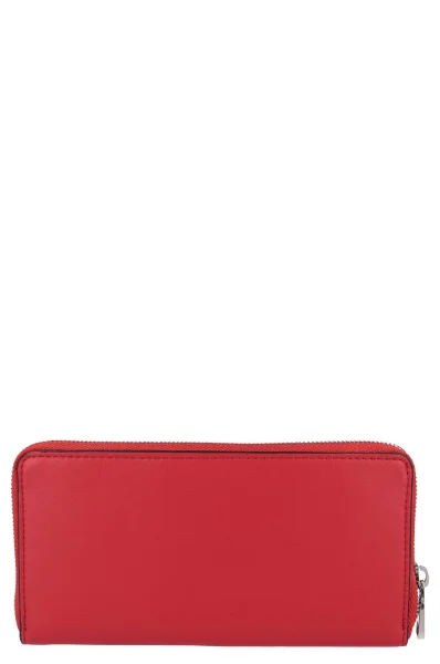 Portfel ZIP AROUND Calvin Klein czerwony