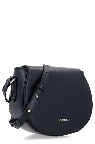 Leather messenger bag SORTIE Coccinelle black