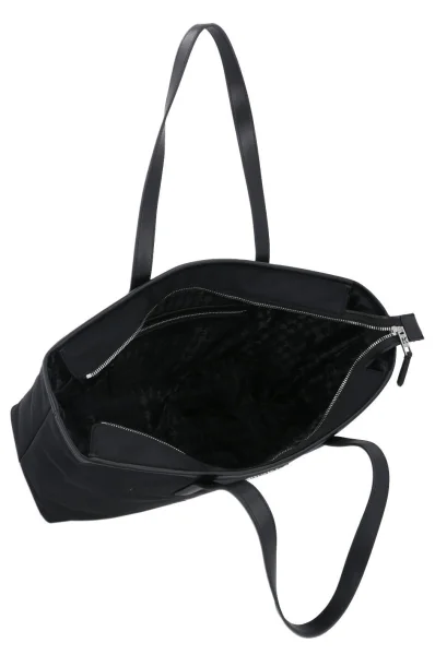 Shopper bag K/Ikonik tote | with addition of leather Karl Lagerfeld black