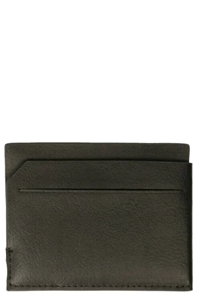 Leather cards holder Calvin Klein black