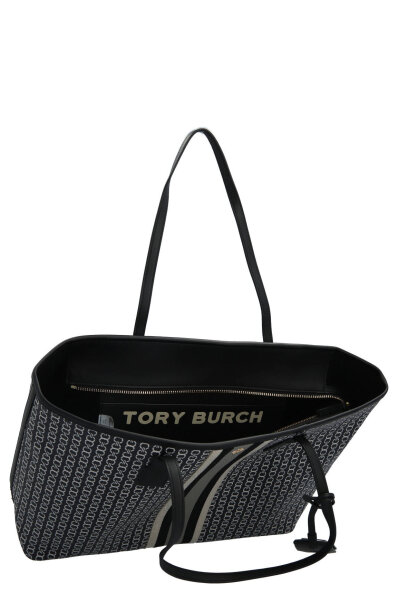 Shopper bag GEMINI LINK CANVAS TORY BURCH | Black /en