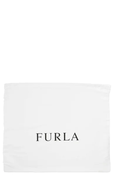 Leather shopper bag DALIA Furla beige
