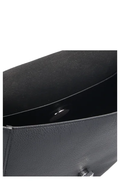 Skórzana listonoszka/torebka na ramię ZANIAH Coccinelle czarny