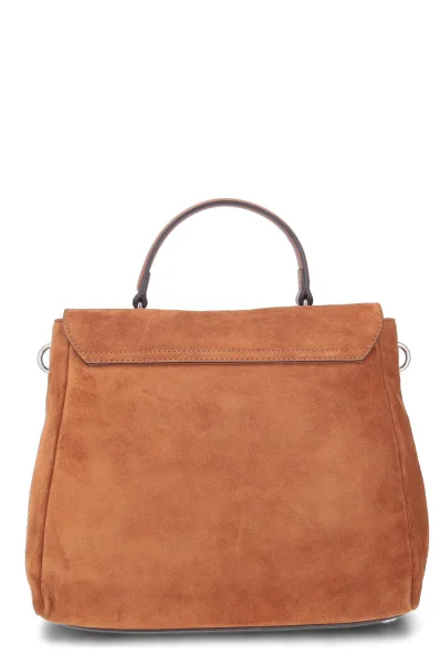 Leather shoulder bag ANDROMEDA Coccinelle brown