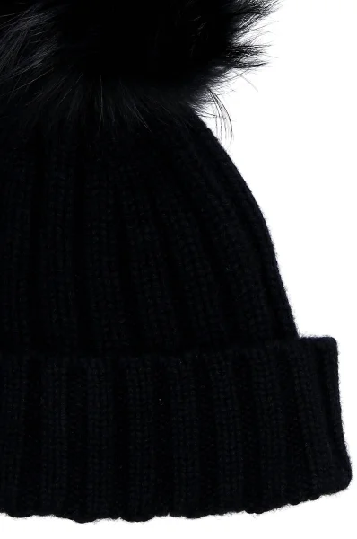 Kaszmirowa czapka Woolrich czarny