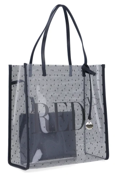 Shopper bag + sachet Red Valentino 	transparent	