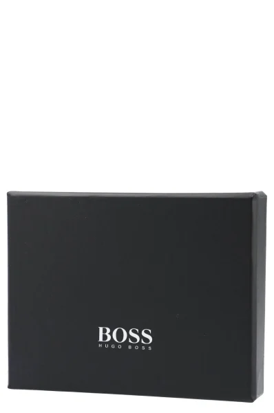Leather cards holder Majestic S_S BOSS BLACK black