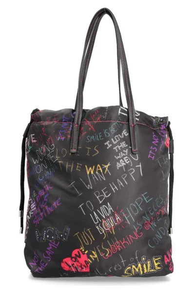 Shopper bag BOLS_GRAFFITI WALL Desigual black