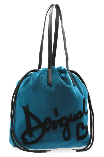 Bucket bag MISS VELVET TALLIN Desigual turquoise
