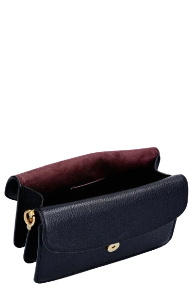 Leather messenger bag/clutch bag taby Coach black