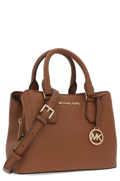 Michael Kors Austin Leather Medium Messenger Satchel Bag Olive