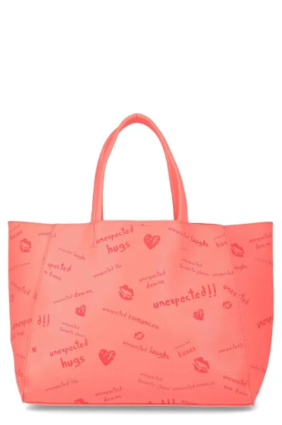 Shopper bag 2in1 BOLS_TELL ME CUENCA Desigual coral