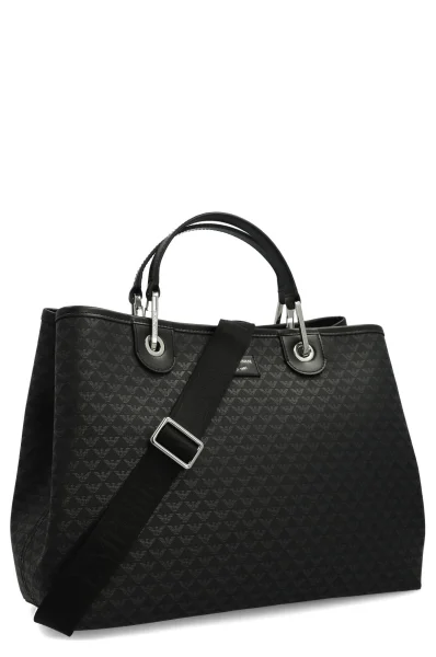 Shopper bag + sachet Emporio Armani black
