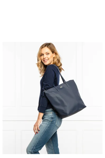 Shopper bag Lacoste navy blue