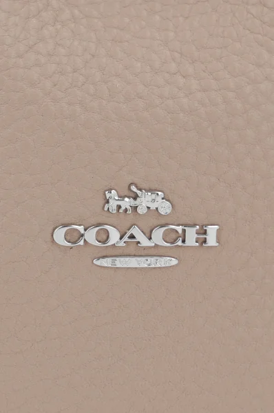 Leather hobo SHAY Coach beige