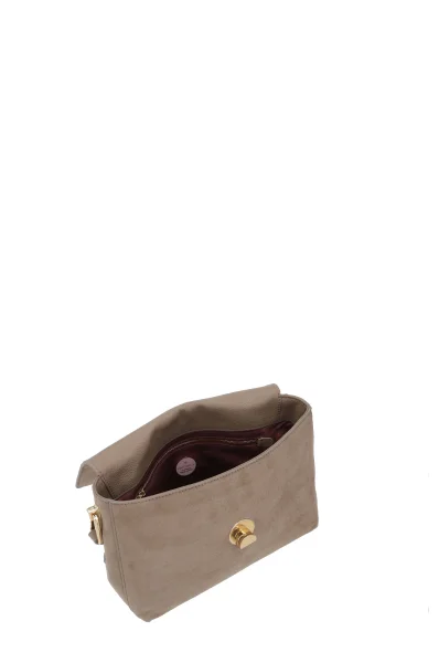 Leather shoulder bag LIYA Coccinelle beige