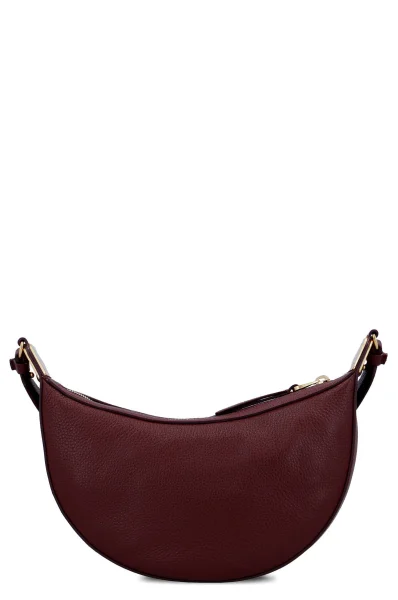 Leather shoulder bag ANAIS Coccinelle claret
