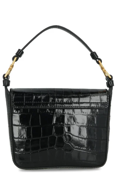 Skórzana torebka na ramię Coccinelle czarny