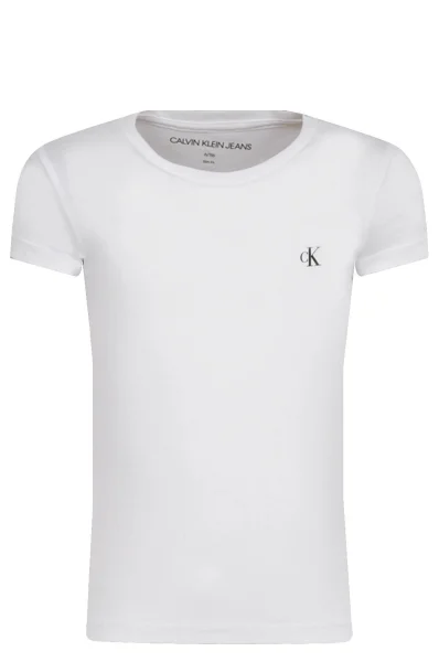 T-shirt 2-pack | Slim Fit CALVIN KLEIN JEANS czarny