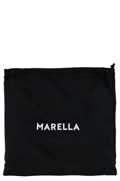 Leather shoulder bag Fama Marella cream