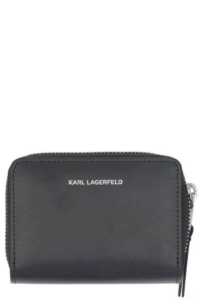 Skórzany portfel K/Choupette Karl Lagerfeld czarny