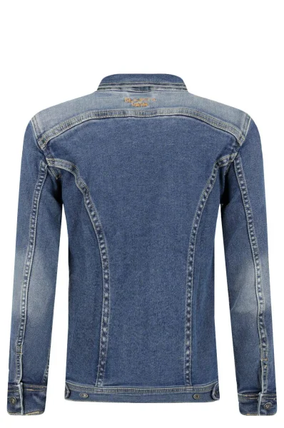 джинсова куртка new berry | regular fit Pepe Jeans London темно-синій