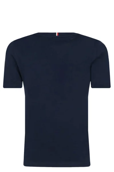 T-shirt ESSENTIAL | Regular Fit Tommy Hilfiger granatowy