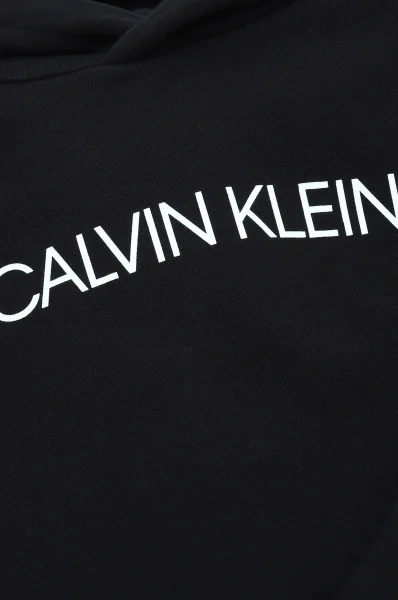 Bluza | Cropped Fit CALVIN KLEIN JEANS czarny