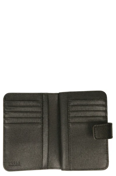 Leather wallet Furla black